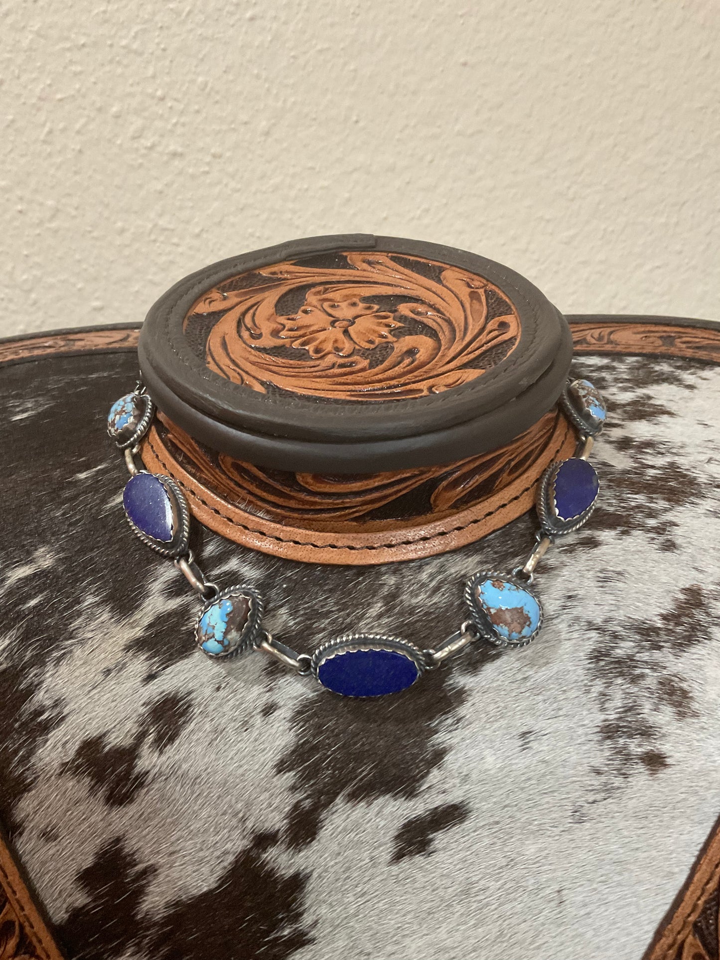 Golden Hills & Lapis Choker