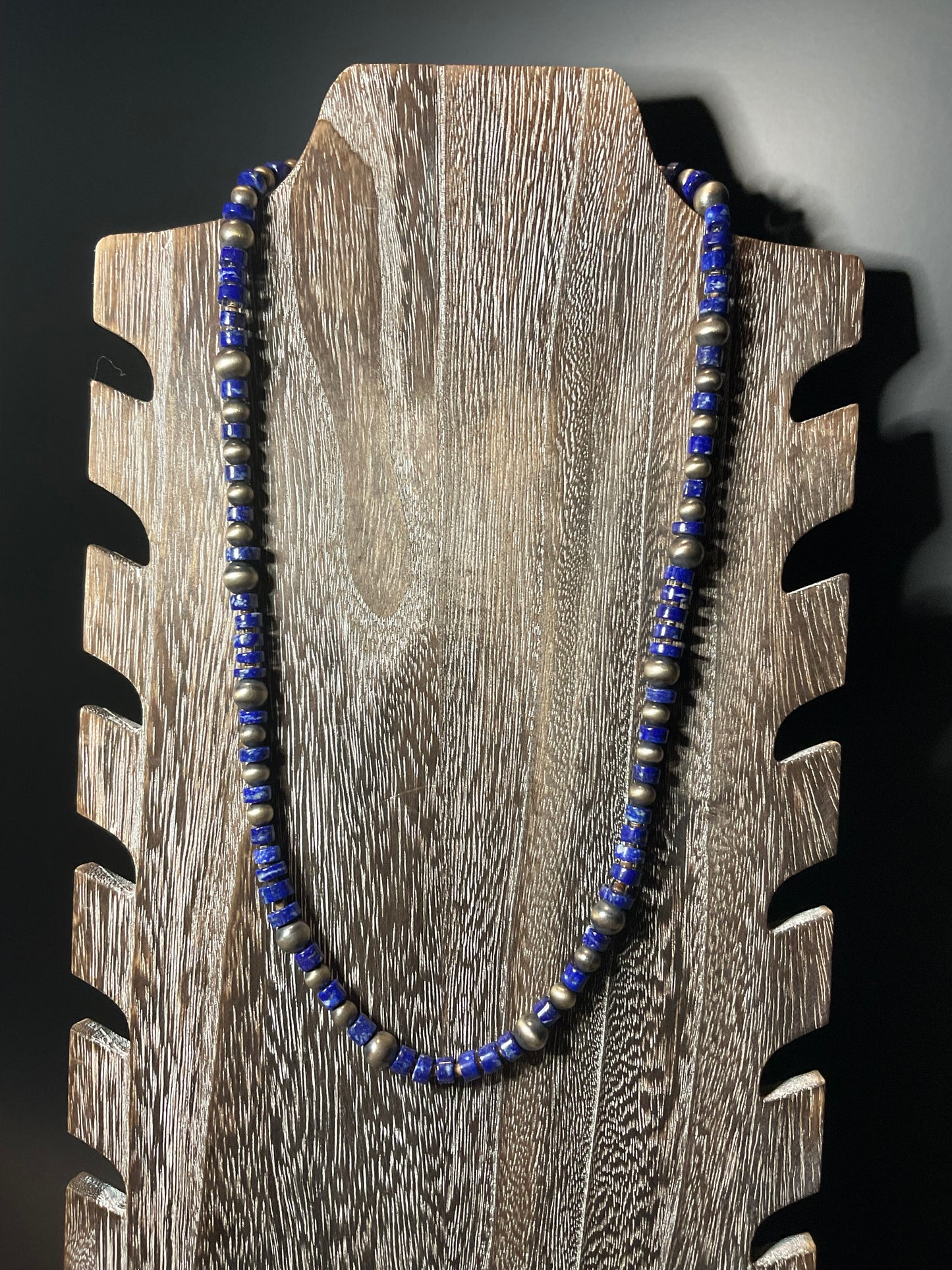 Sterling Silver Pearls with Lapis