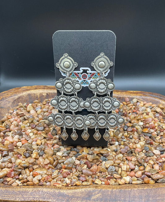 Sterling Silver Chandelier Earrings