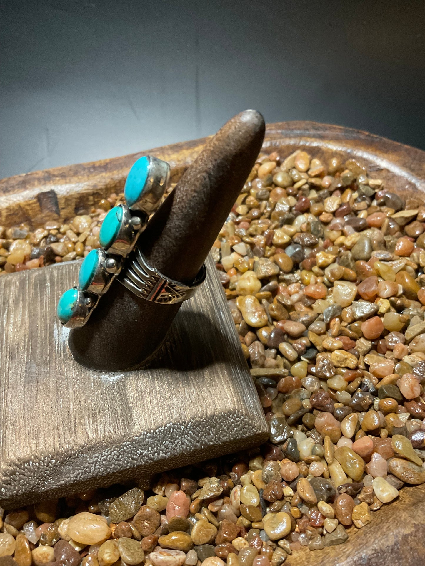 Kingman 4 Stone Ring