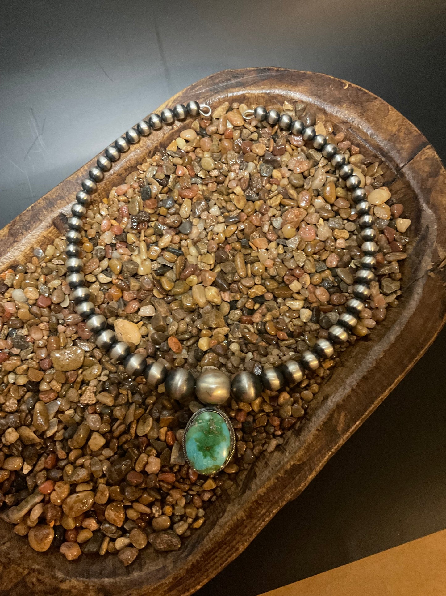 Sterling Silver Pearl & Turquoise Chokers