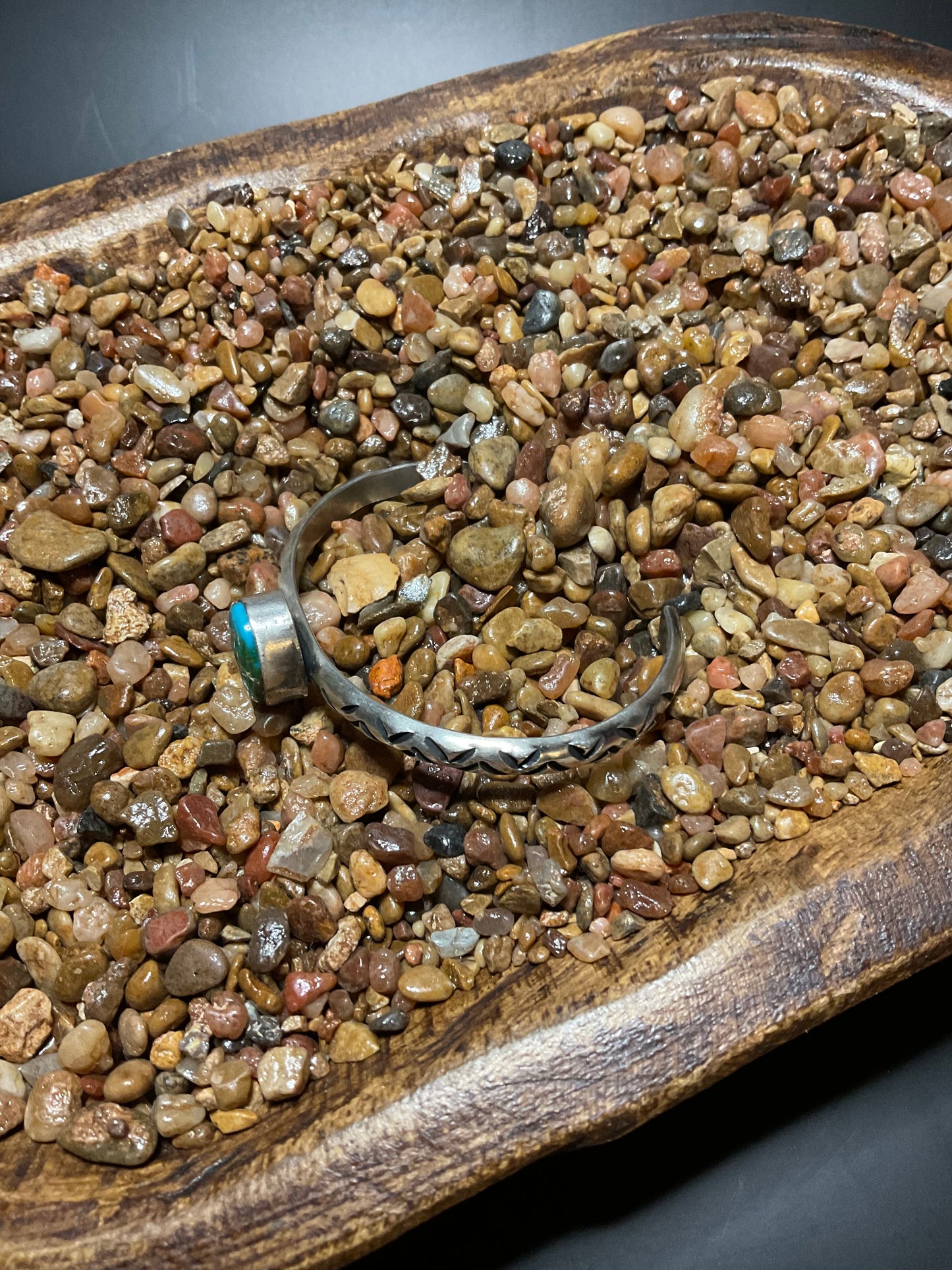 Sonoran Rose Turquoise Stacker Cuff