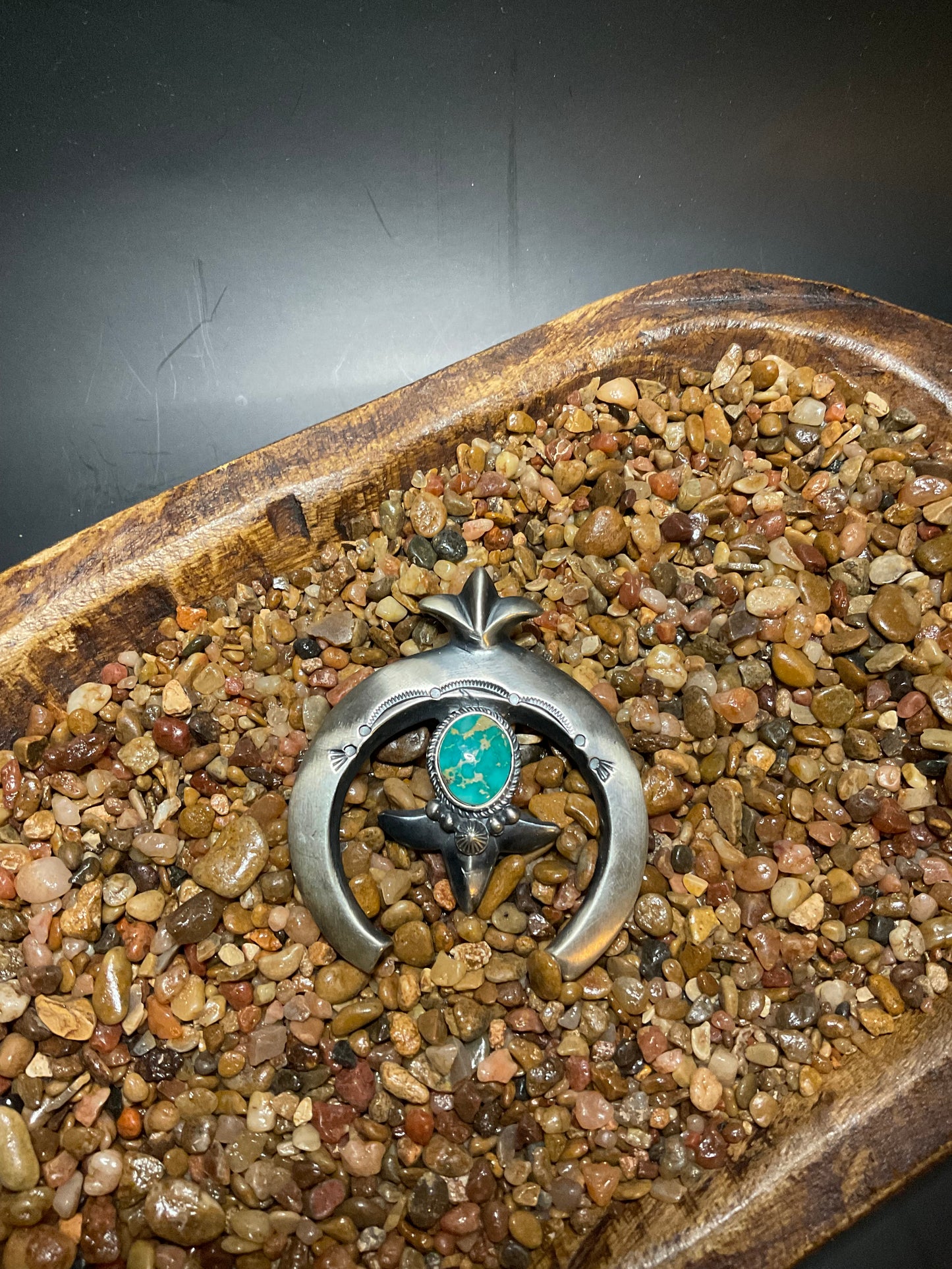 Sonoran Turquoise Naja Pendant