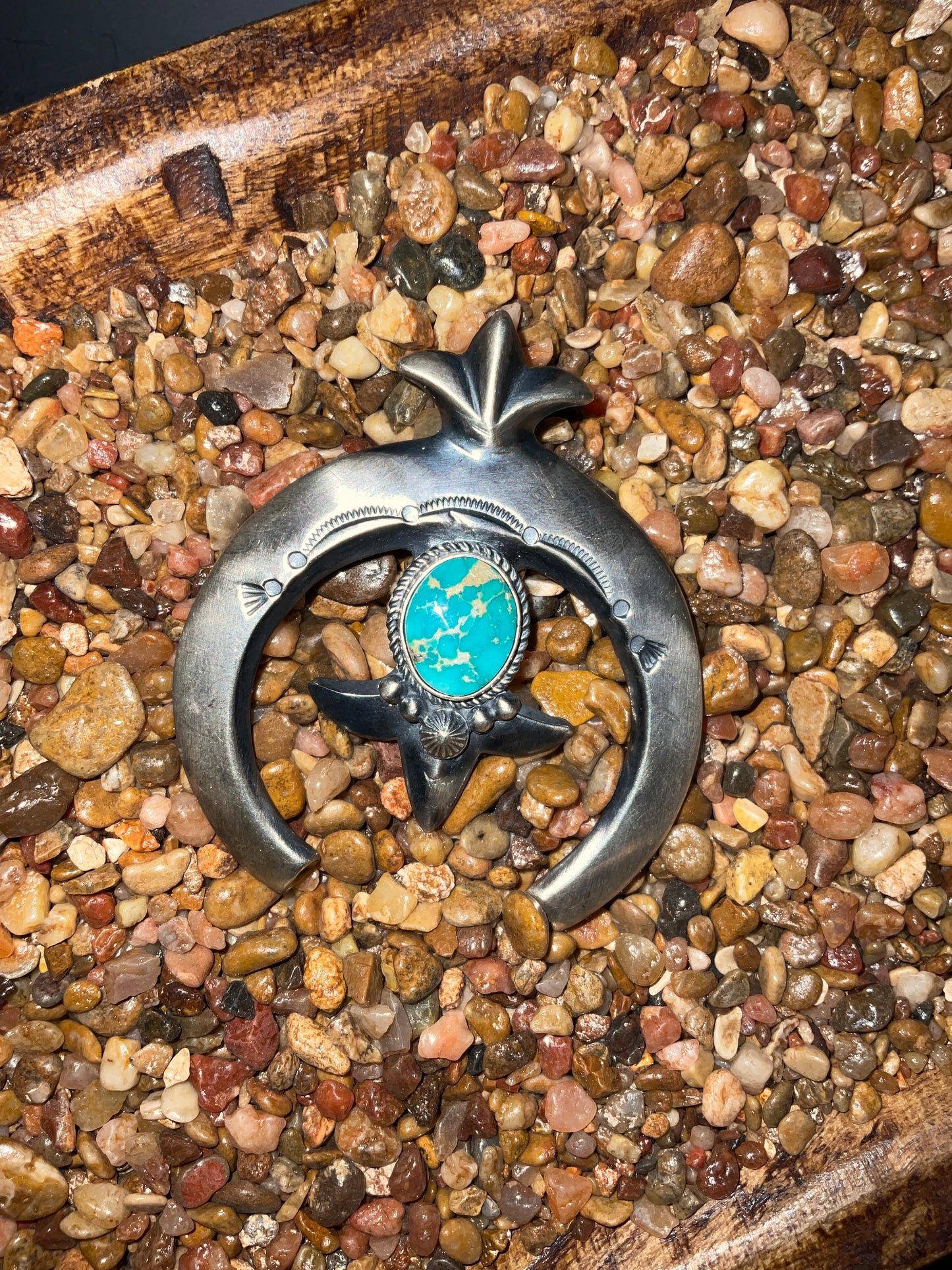 Sonoran Turquoise Naja Pendant