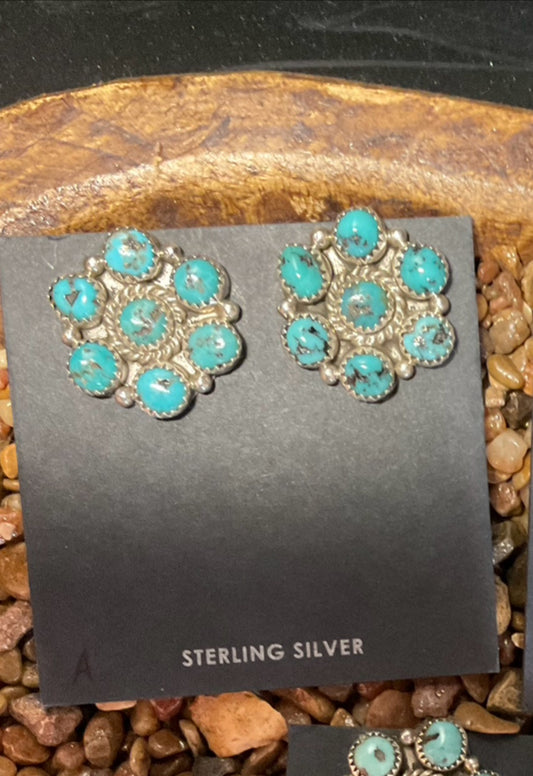 Cluster Stud Earrings
