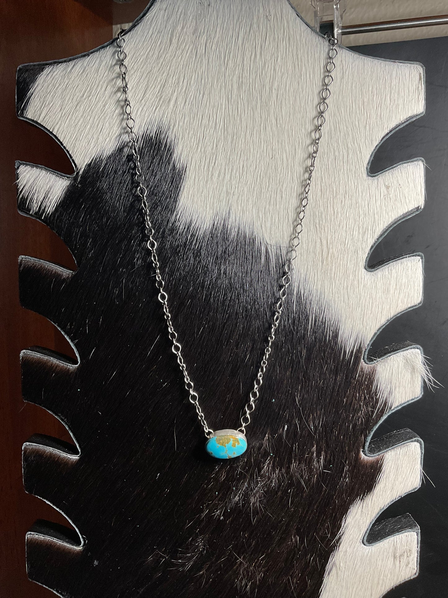 Kingman Dainty Single Stone Necklace