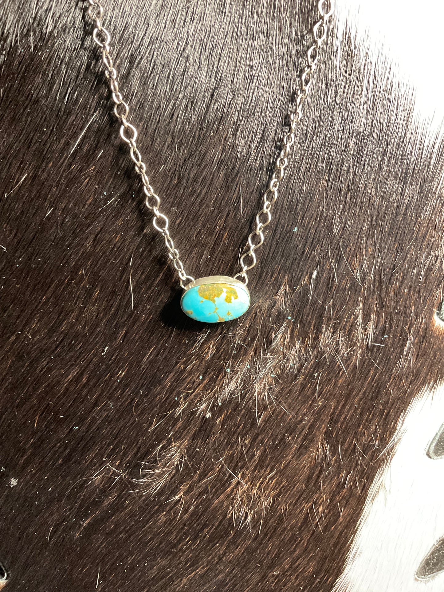 Kingman Dainty Single Stone Necklace