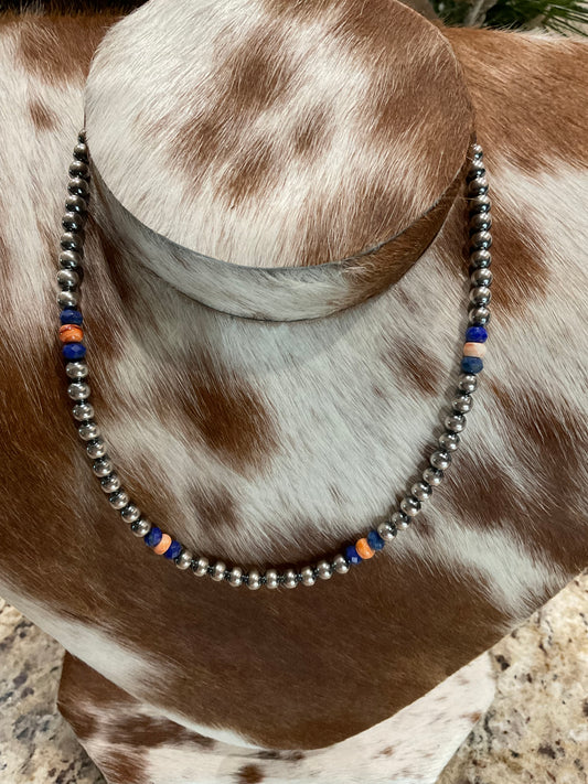 Sterling Silver Pearls with Color