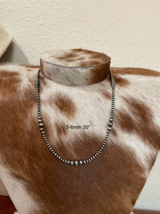 Variegated Sterling Silver Pearls
