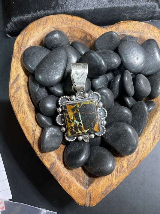 Blackjack Turquoise Pendants