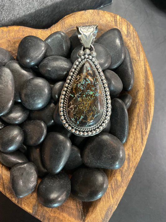 Blackjack Turquoise Pendant