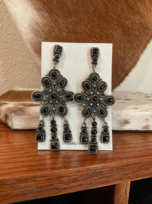 Black Onyx Earrings