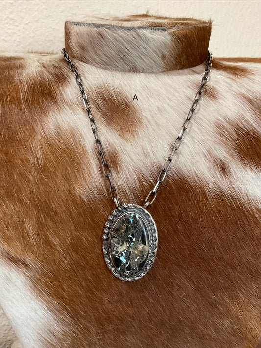 Blackjack Single Stone Necklaces