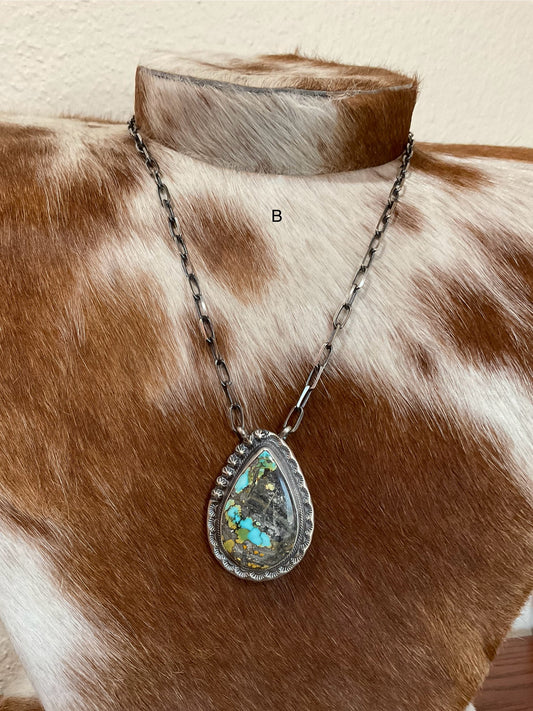 Blackjack Single Stone Necklace