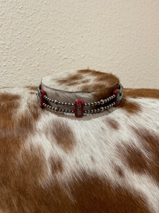 Double Strand Sterling Silver Pearl Chokers