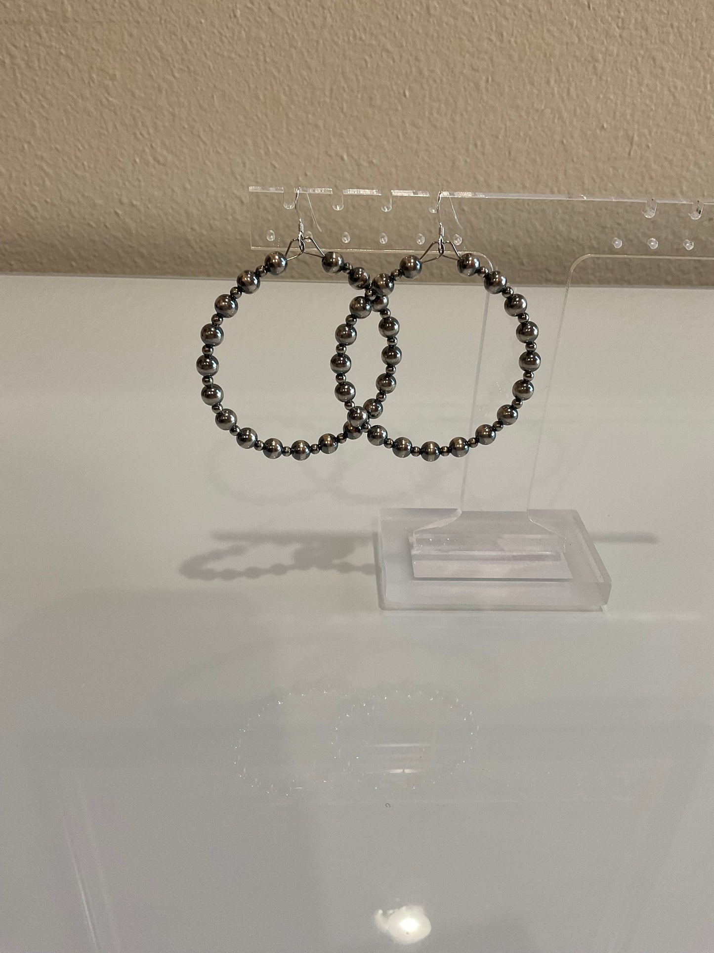Pearl Hoop Earrings