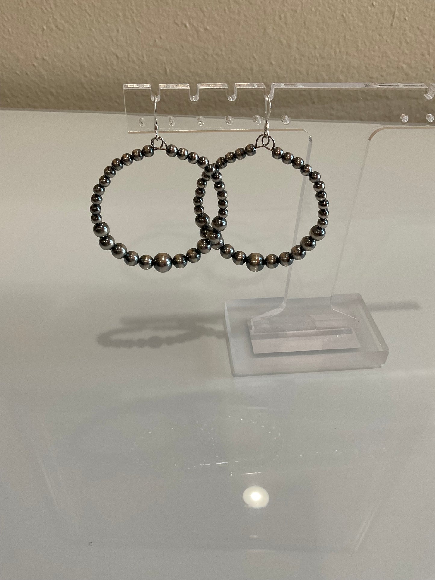 Pearl Hoop Earrings