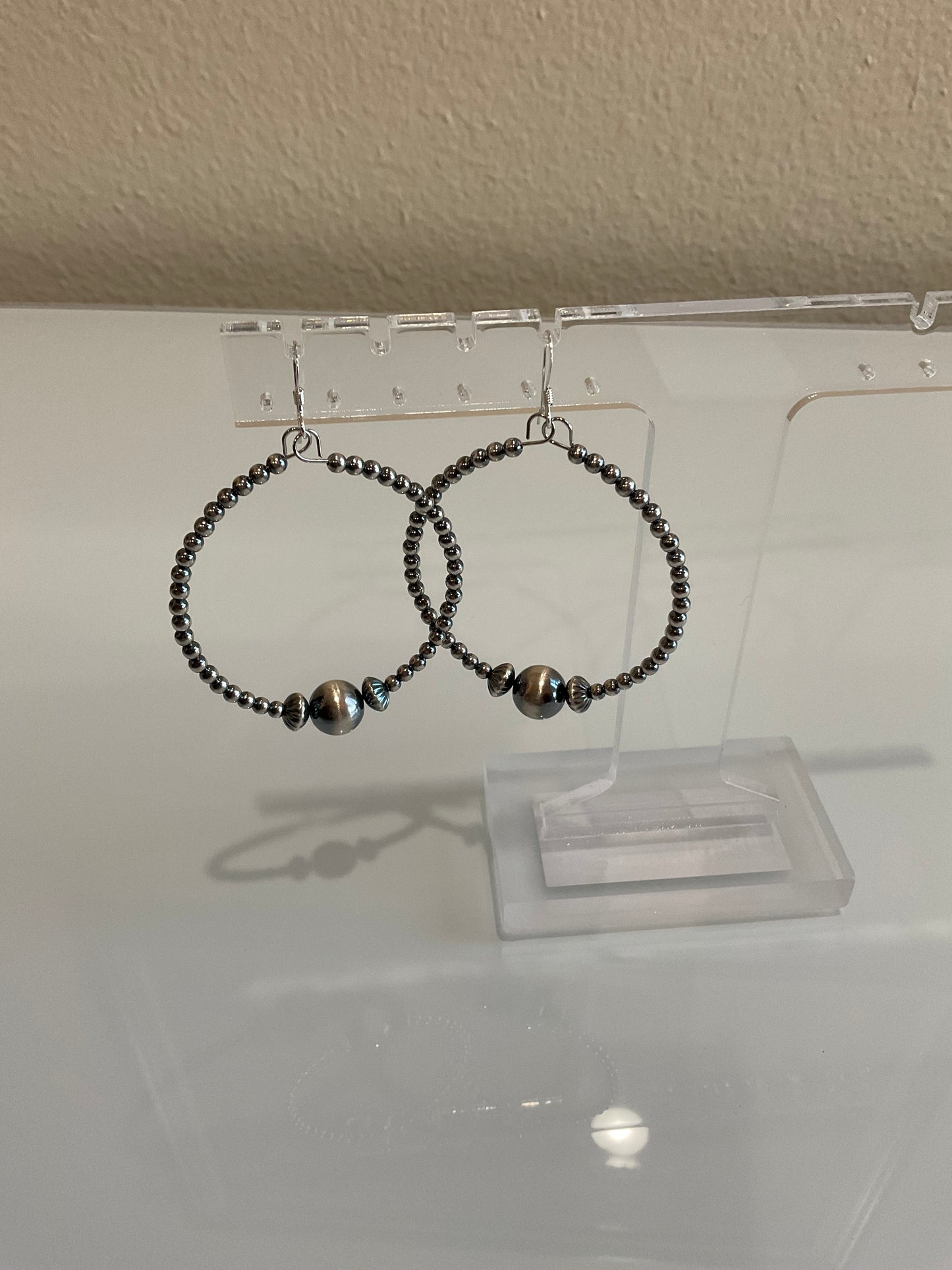 Pearl Hoop Earrings