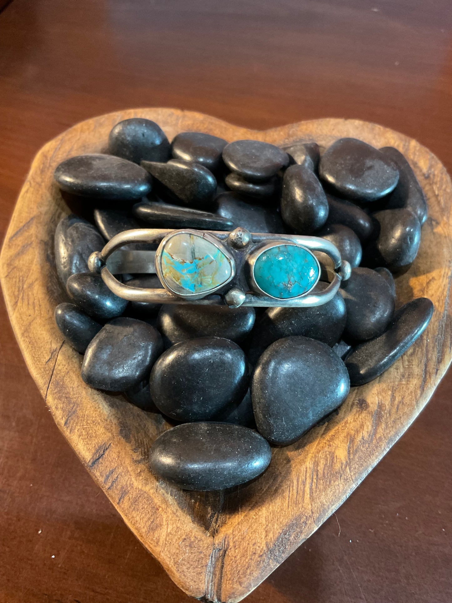 Royston Ribbon & Egyptian Turquoise Bracelet