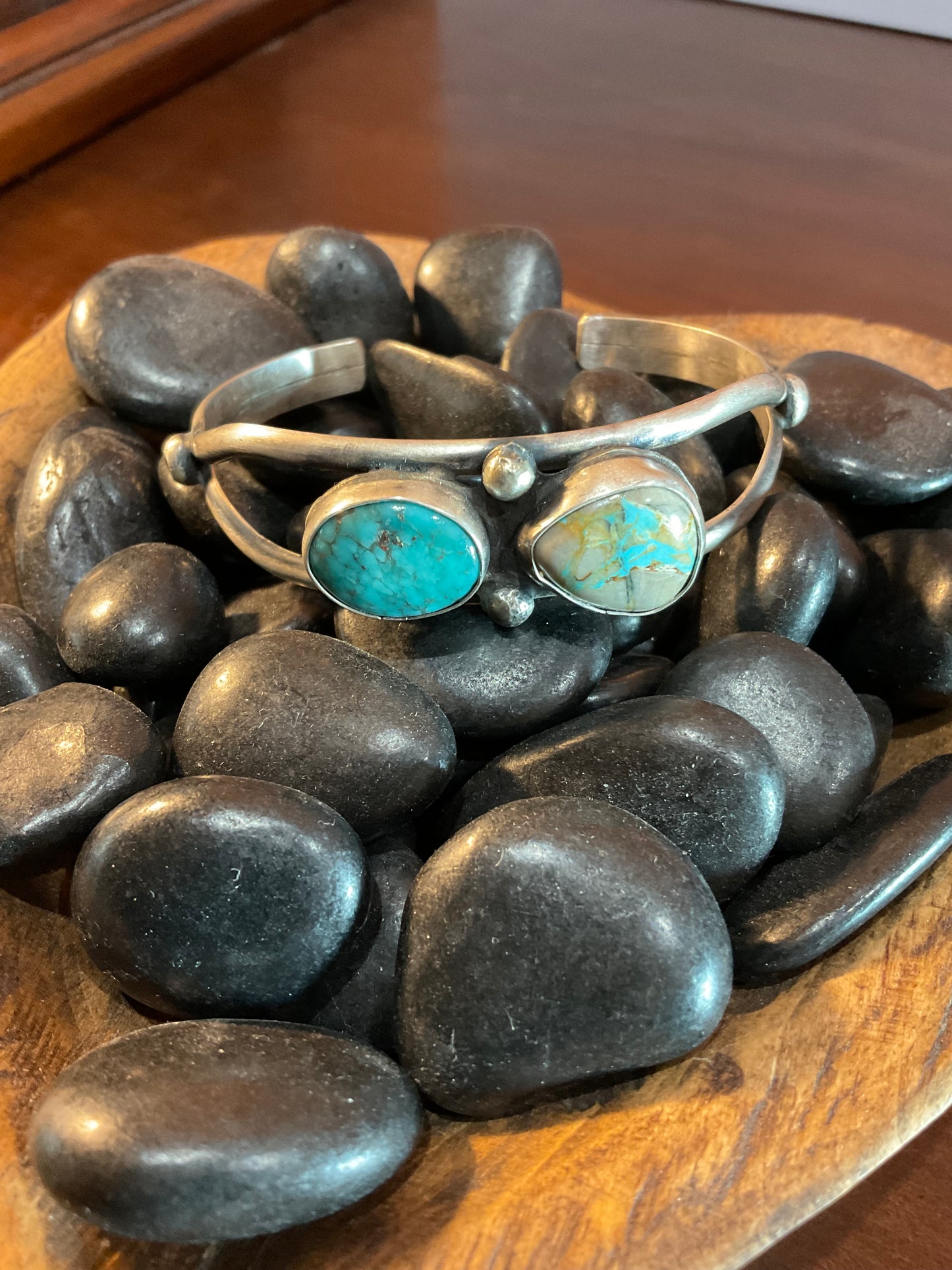 Royston Ribbon & Egyptian Turquoise Bracelet