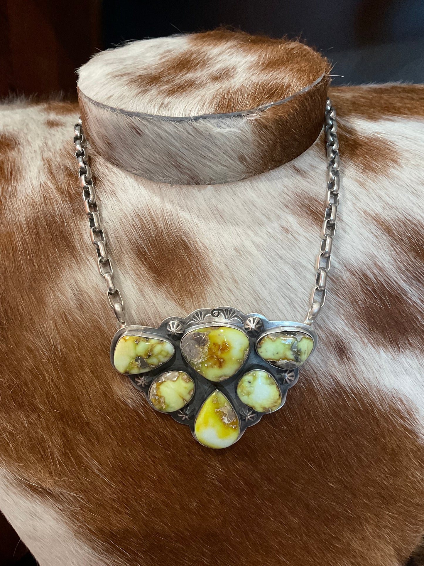 Half Cluster Necklaces