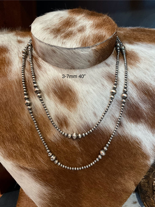 Variegated Sterling Silver Pearls