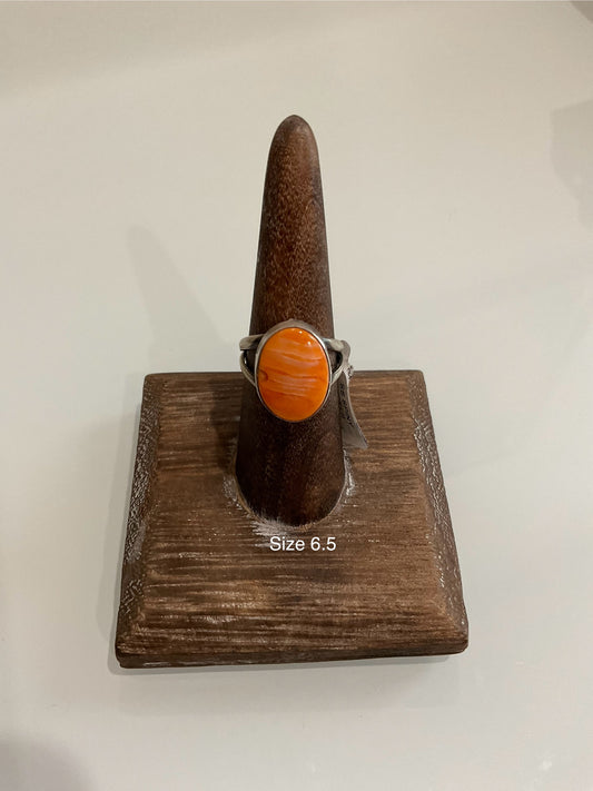 Orange Spiny Oyster Ring
