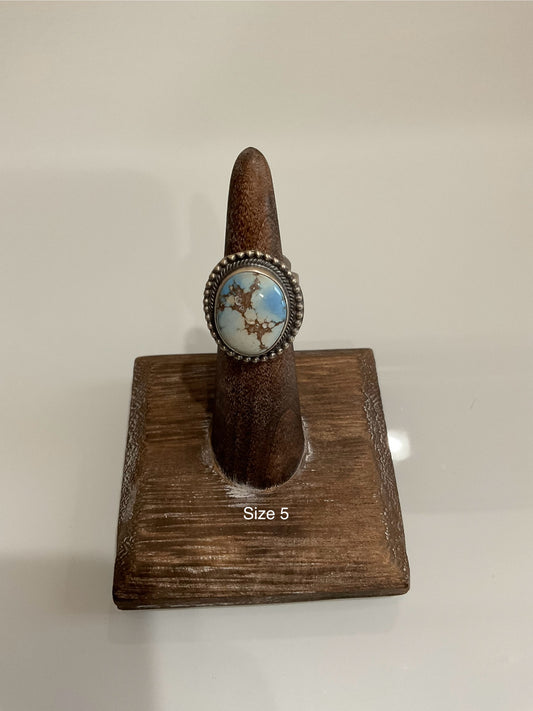 Golden Hills Turquoise Ring