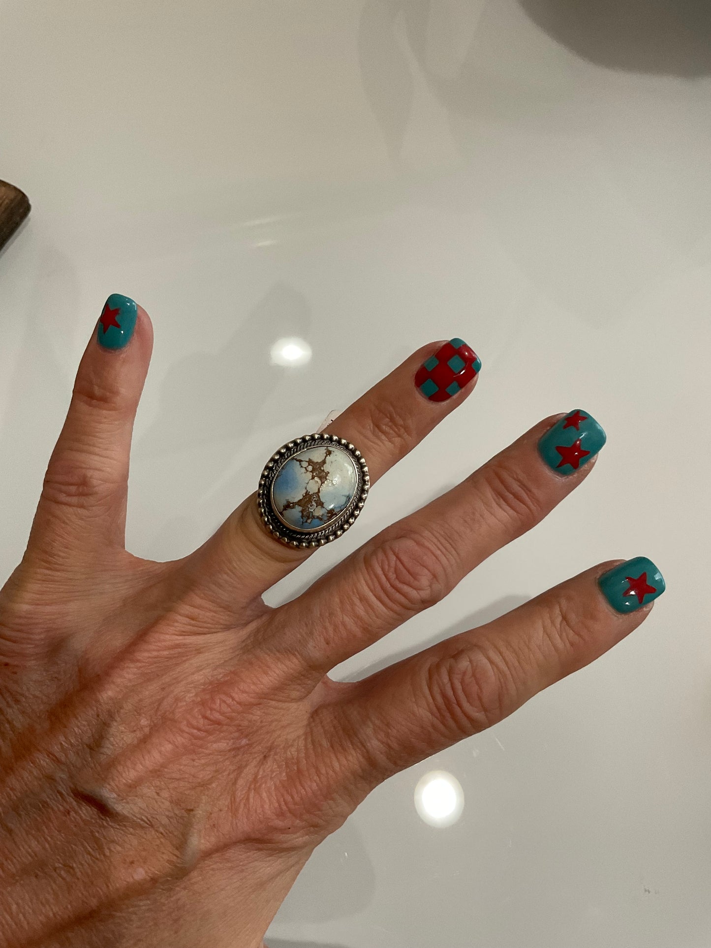 Golden Hills Turquoise Rings