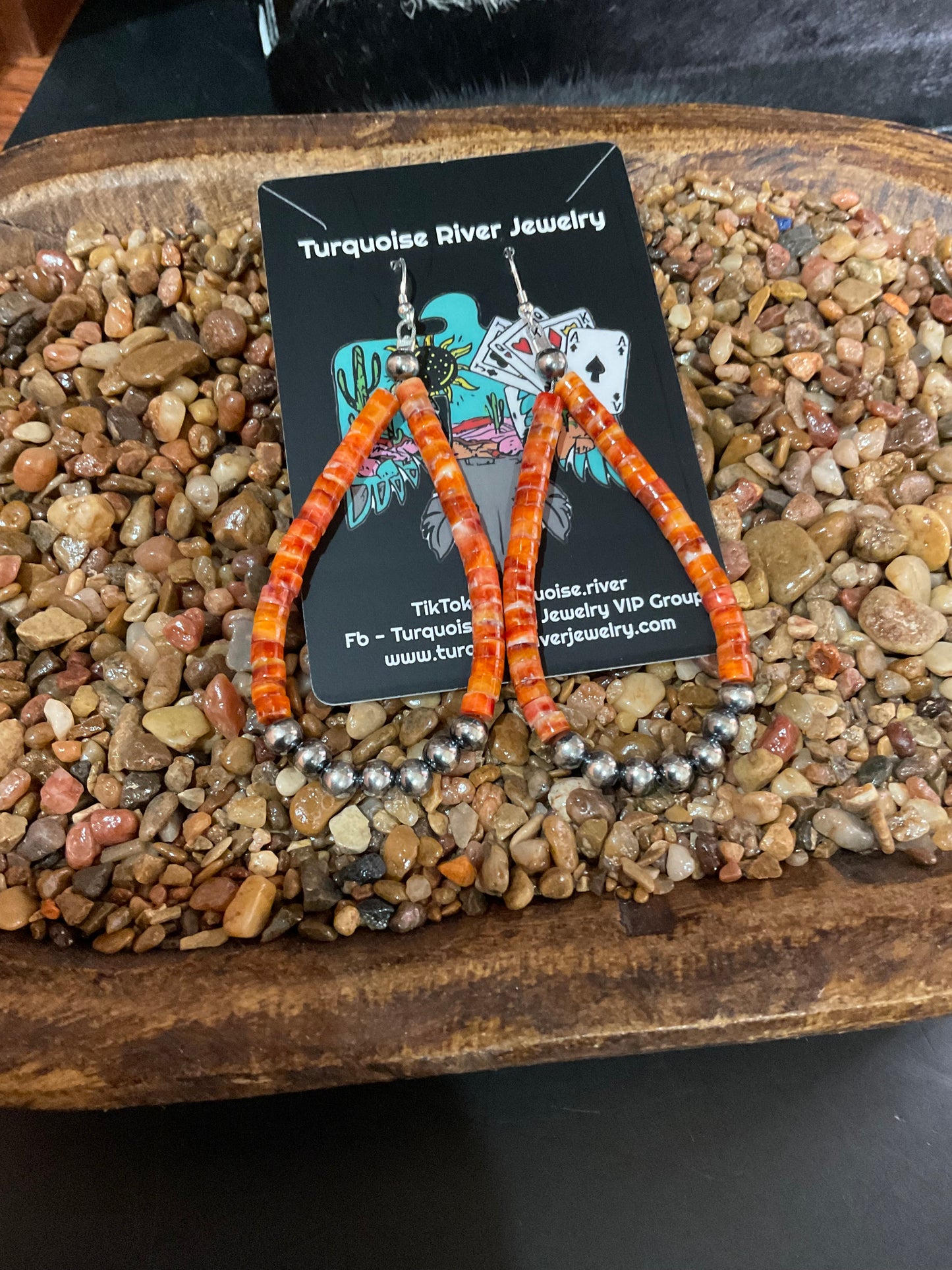 Heishi Hoop Earrings