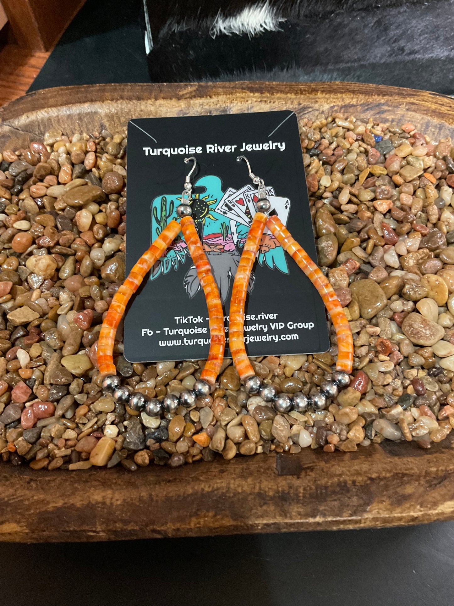 Heishi Hoop Earrings