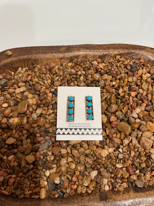 Sleeping Beauty Stud Earrings
