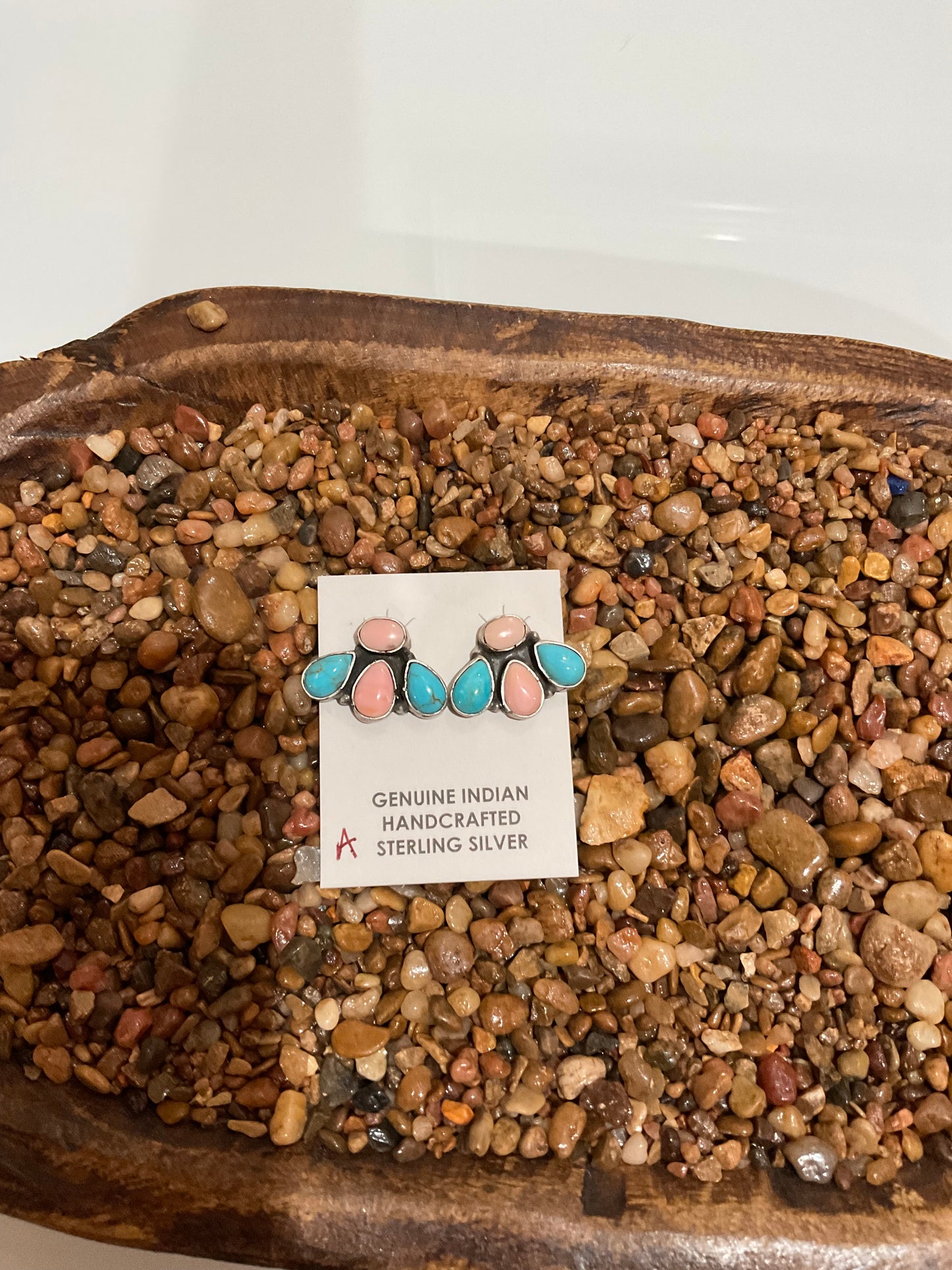 Half Cluster Stud Earrings