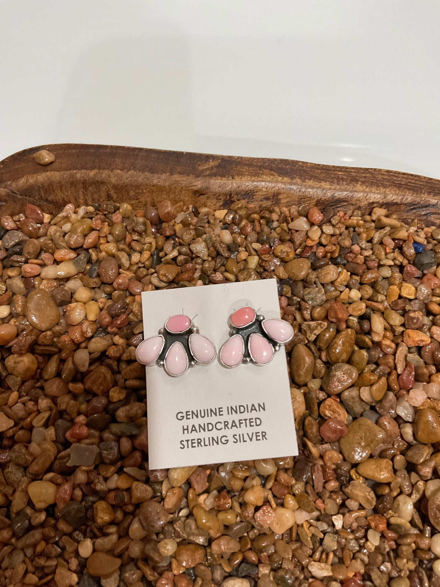 Half Cluster Stud Earrings