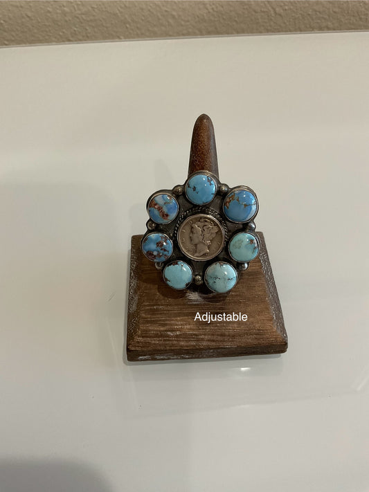 Golden Hills Turquoise Rings