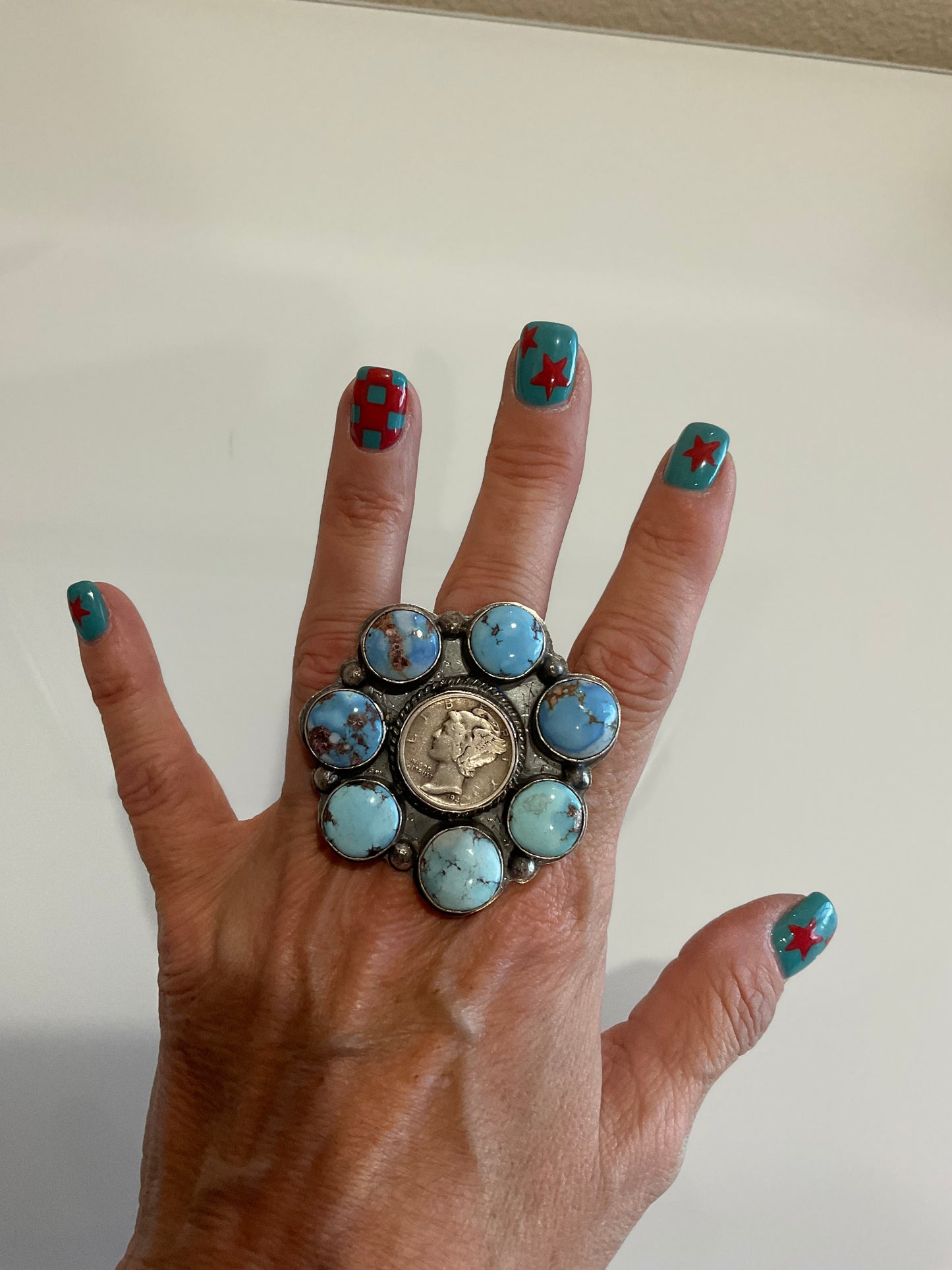 Golden Hills Turquoise Rings