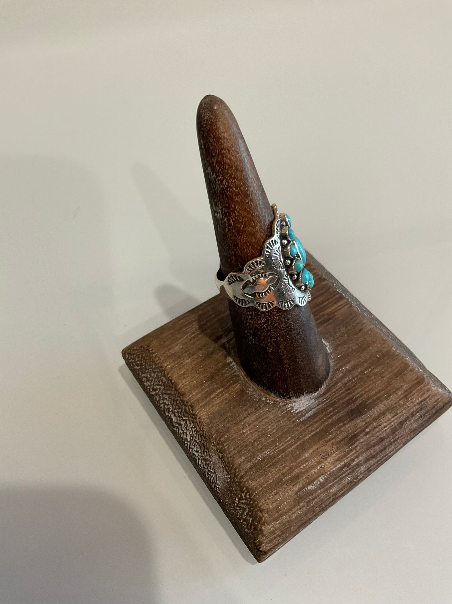 Kingman Cluster Concho Ring