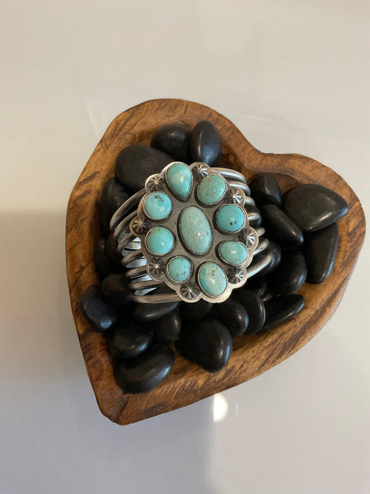 Dry Creek Turquoise Cluster Bracelet
