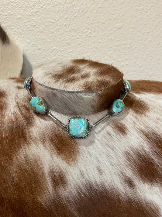 Sonoran Gold Turquoise Choker