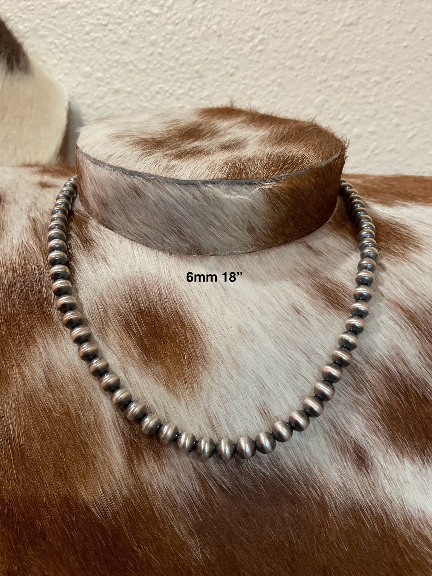 18” 6mm Sterling Silver Pearls