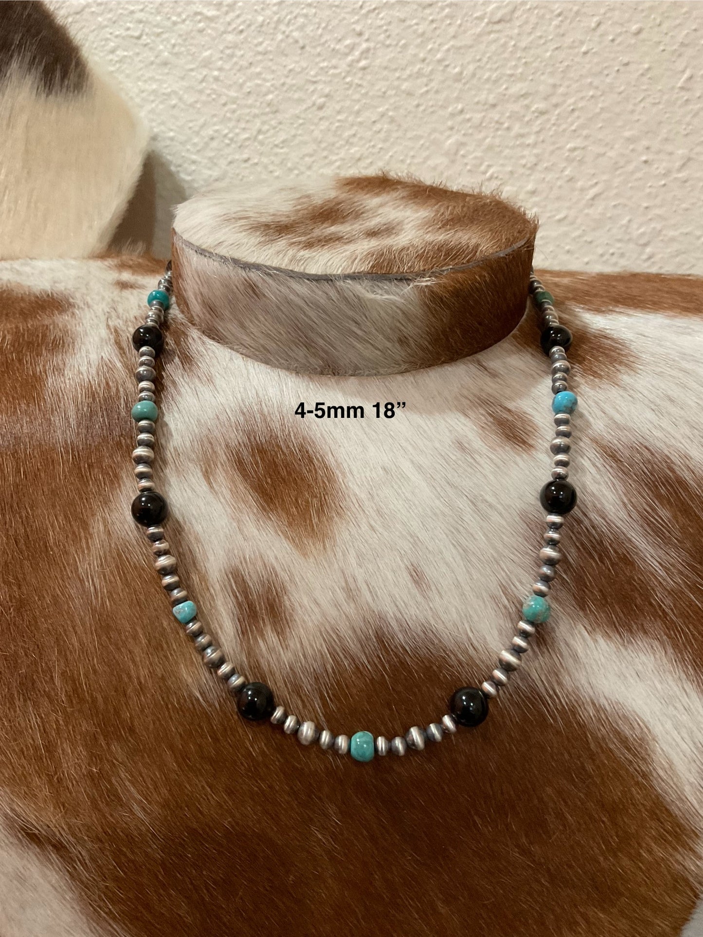 Sterling Silver Pearls w/Kingman & Black Onyx