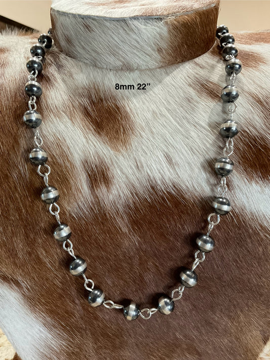 Rosary Sterling Silver Pearls