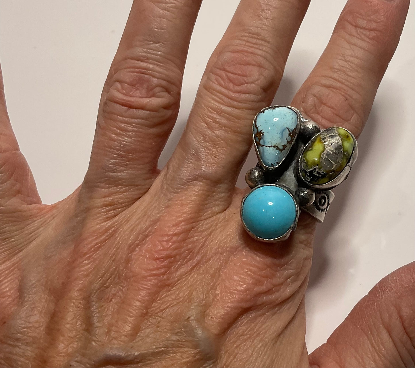 Palomino, Golden Hills & Sonoran Rose Cluster Ring