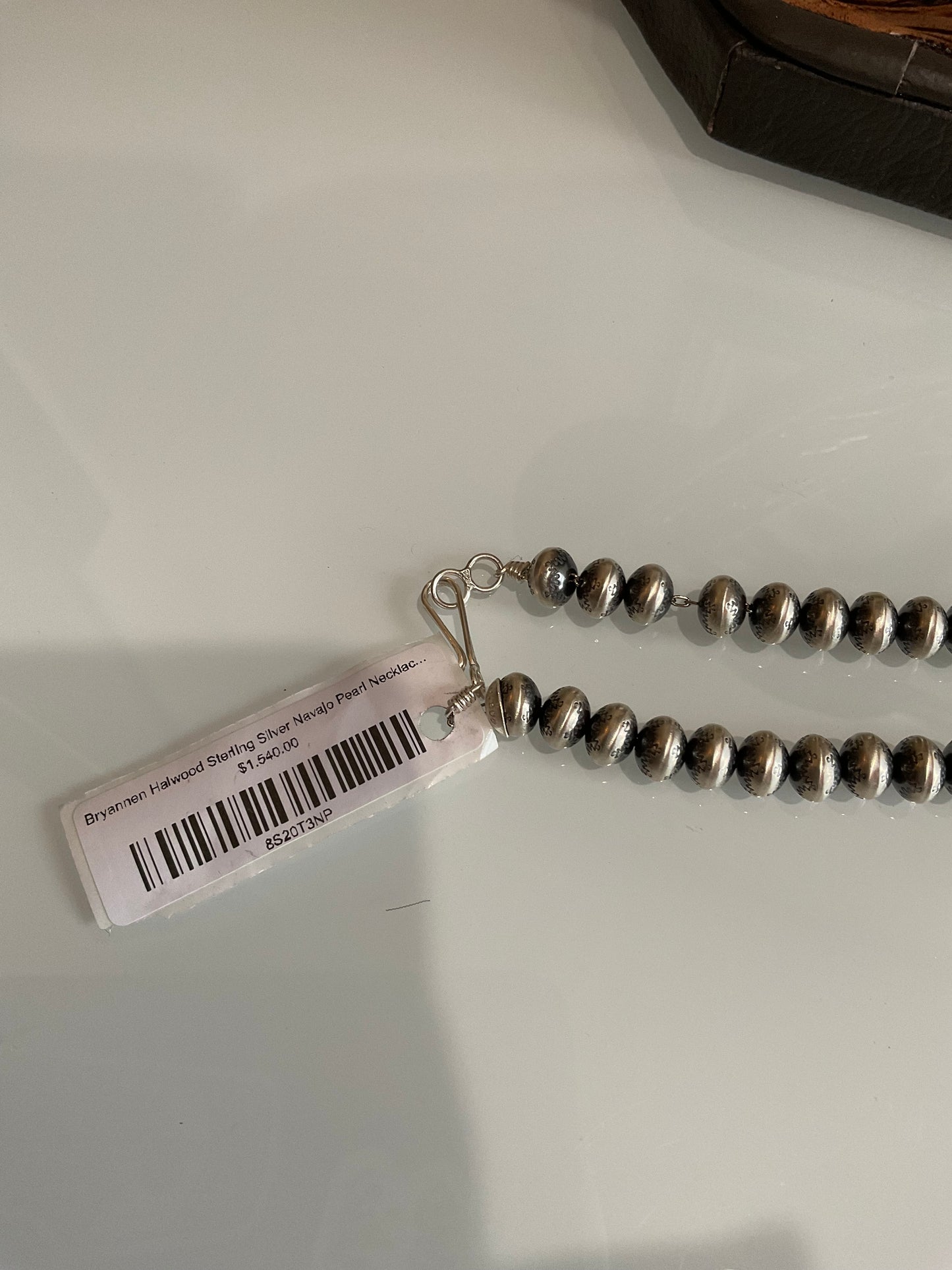 Handmade Stamped Navajo Pearls