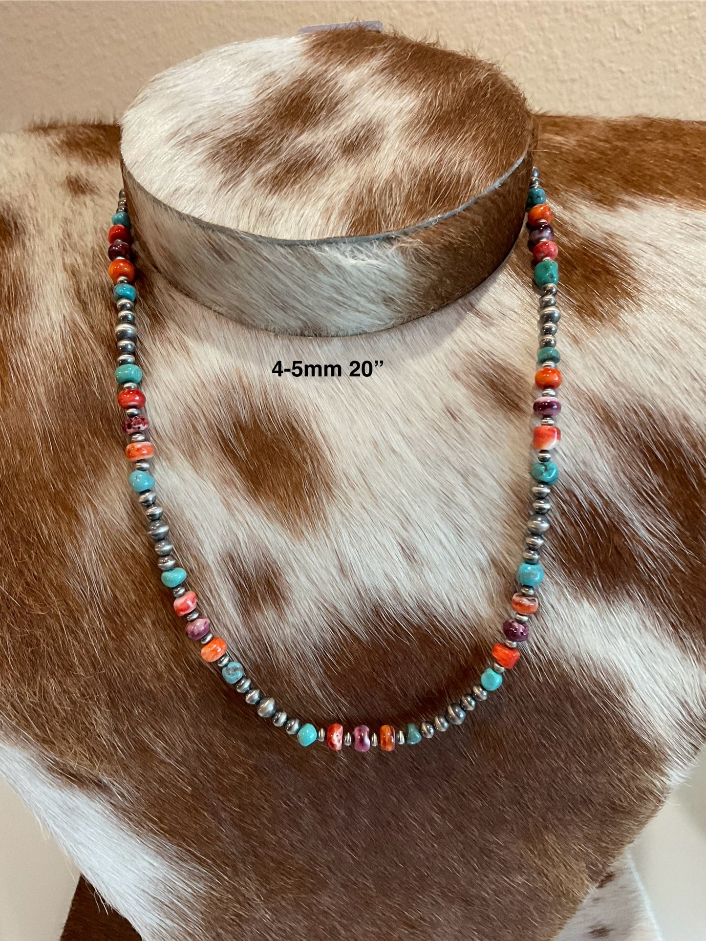 Sterling Silver Pearls w/Multicolor