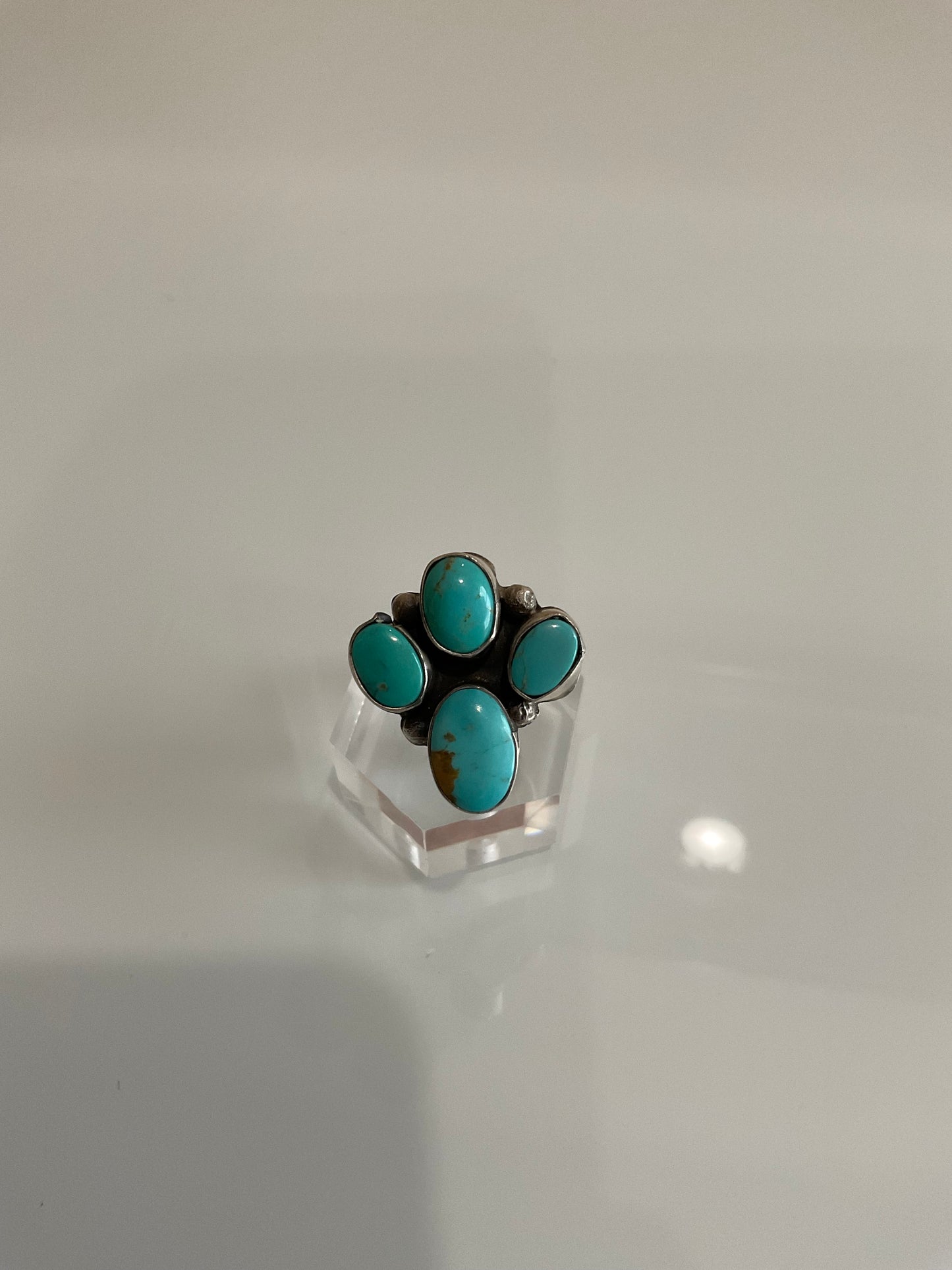Kingman 4 Stone Cluster Ring