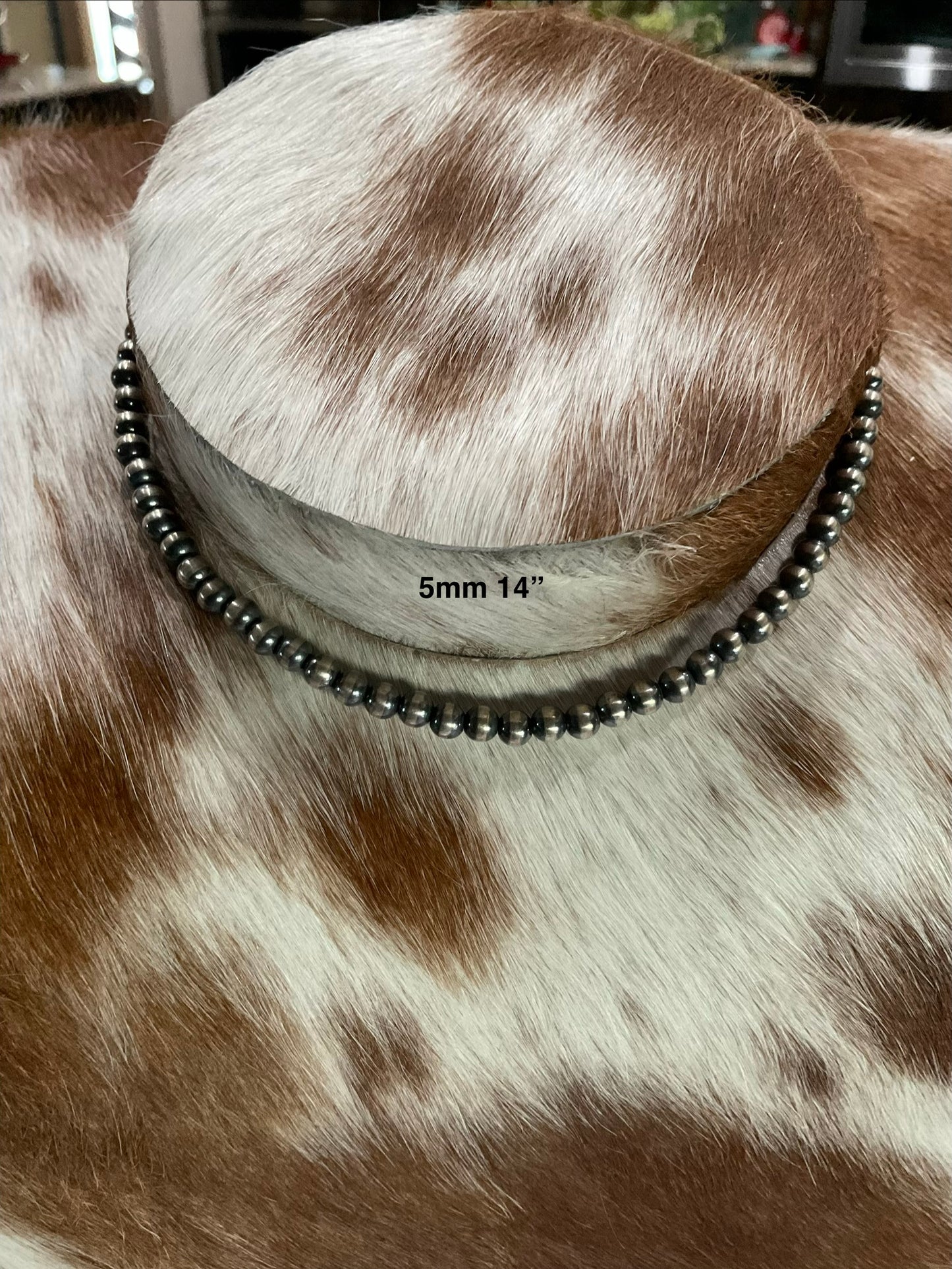 14” 5mm Sterling Silver Pearl Choker