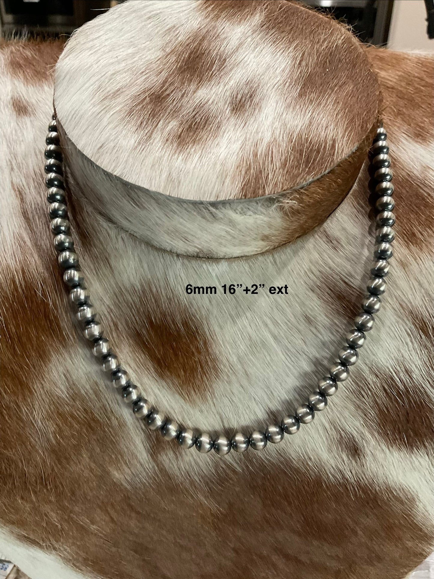16”-18” 6mm Sterling Silver Pearls