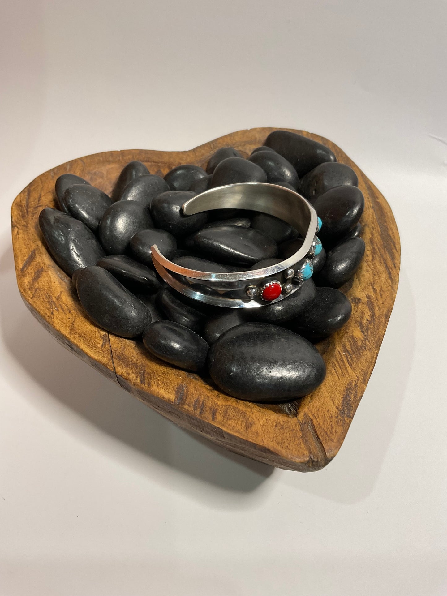 Red Coral & Kingman Cuff