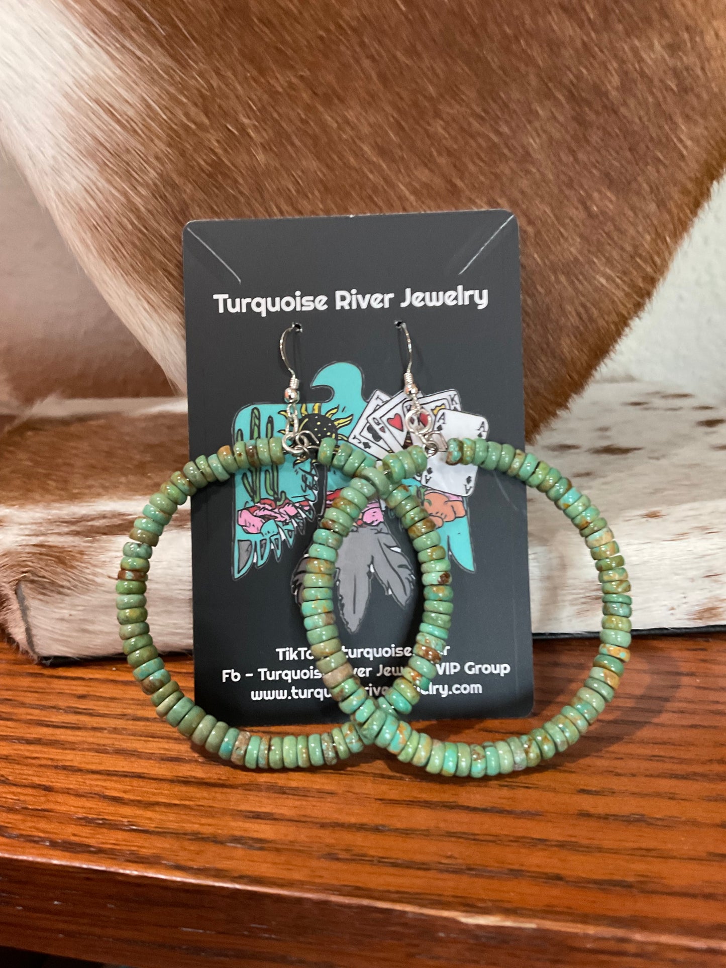 Campitos Turquoise Hoop Earrings